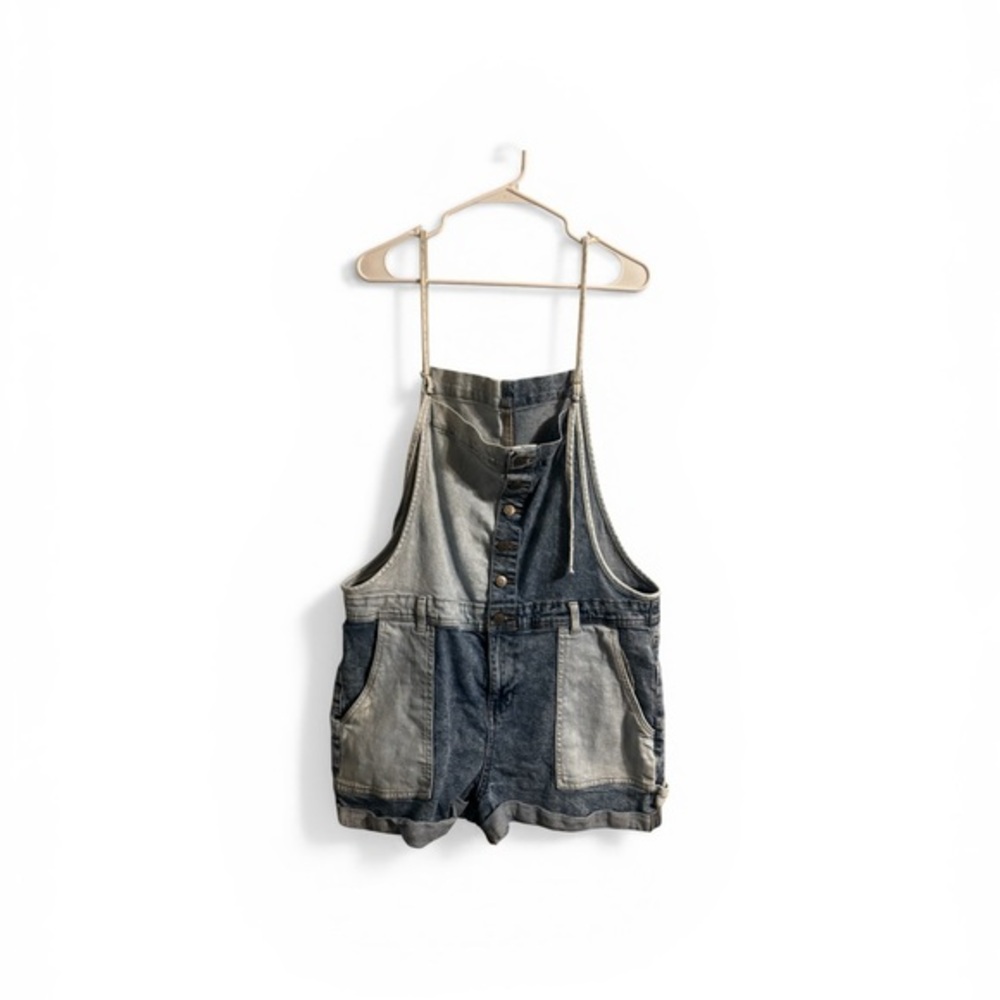 Celebrity Pink Denim Overalls – Women’s XL, Adjustable Straps, Great Condition